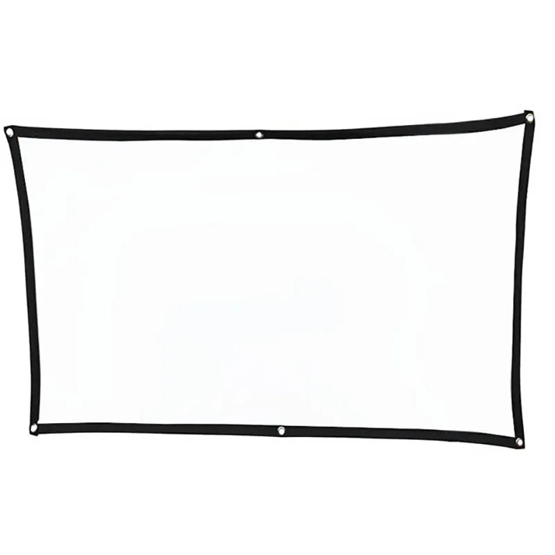 

Thinyou 60 inch 72 inch 84 inch 100 inch 120 inch for 16:9 Foldable Home Outdoor Portable Simple Soft projector Screen