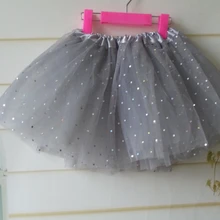 Модная юбка-пачка для маленьких девочек для вечеринки в честь Хеллоуина танцев фатиновая юбка-пачка для детей