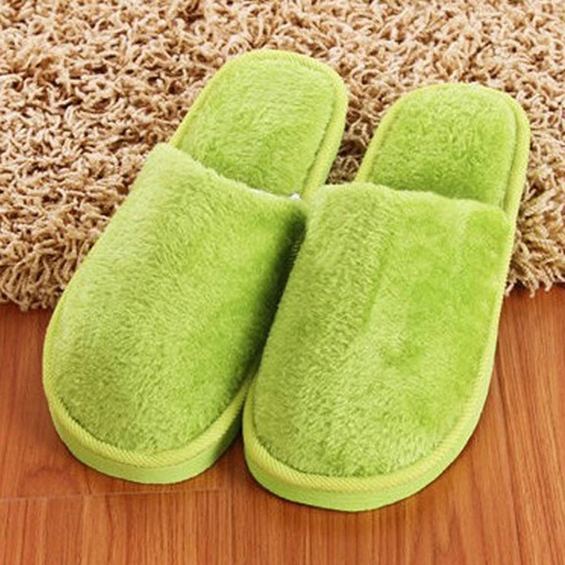 Vertvie Candy Color Warm Home Slippers Women Bedroom Winter Slippers Indoor Slippers Cotton Floor Slippers Drop Shipping