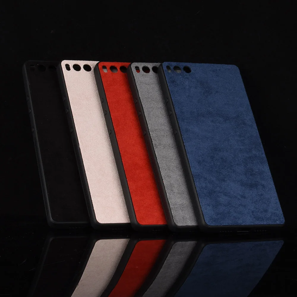 

New For Smartisan Nut 3 Nut3 Case Silicone Edge Shockproof Genuine Plush Leather Cover For Smartisan U3 Nut3 Phone Fitted Bag