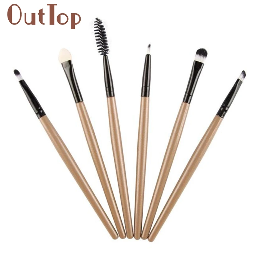 

2019 Newly 6PCS Cosmetic Makeup Brush Lip Makeup Brush Eyeshadow Brush Set Freeshipping 40p1215