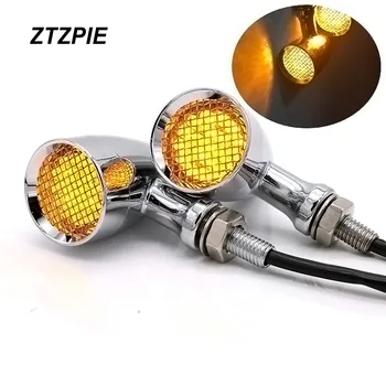 

2019 NEW HOT Harley Motorcycle Signal Light Turn Signal Motorcycle Modified Turn Signal Classic Retro LED Bullet Light 2PCS