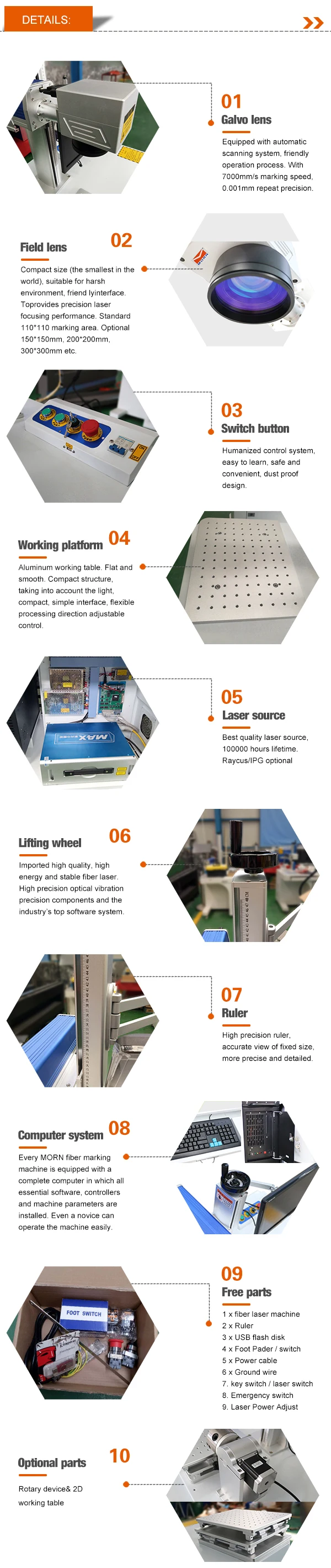 CNC волоконно-лазерная маркировочная машина 50 вт DIY маркировка применяется для промышленных металлических фитингов, аппаратные