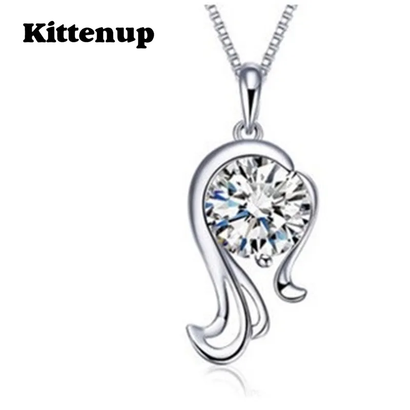 Kittenup совершенно новый продавать серебряные Цвет Созвездие Дева кулоны для Для