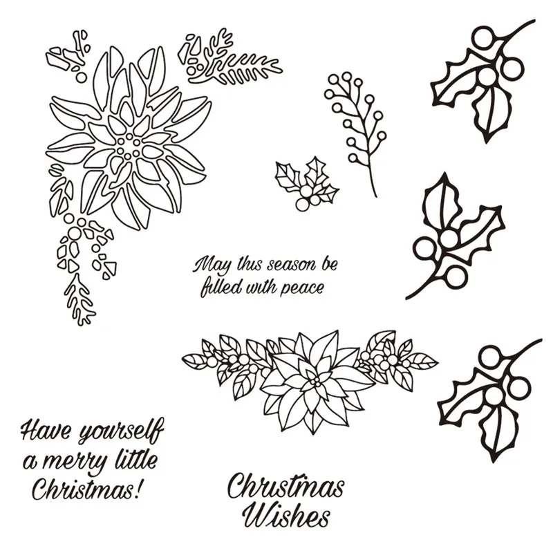 

Eastshape Stamp Sets Stamps for Card Making Scrapbooking DIY Album Embossing Paper Craft Stamps Rubber Stamps for Card Making