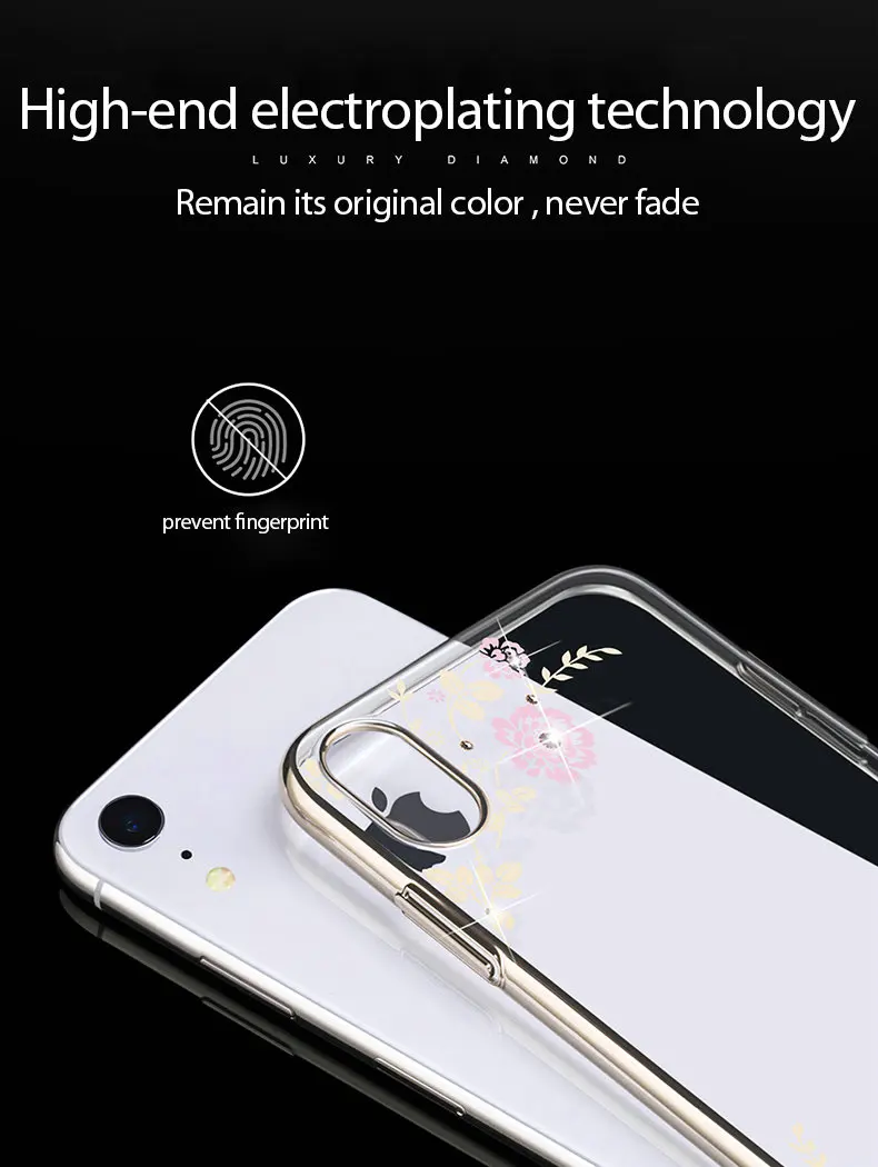 KINGXBAR for iPhone XR Cover Gorgeous Case for iPhone XR Case Luxury for Apple iPhoneXR Coque Crystals 2018 New Stylish 6.1      (8)