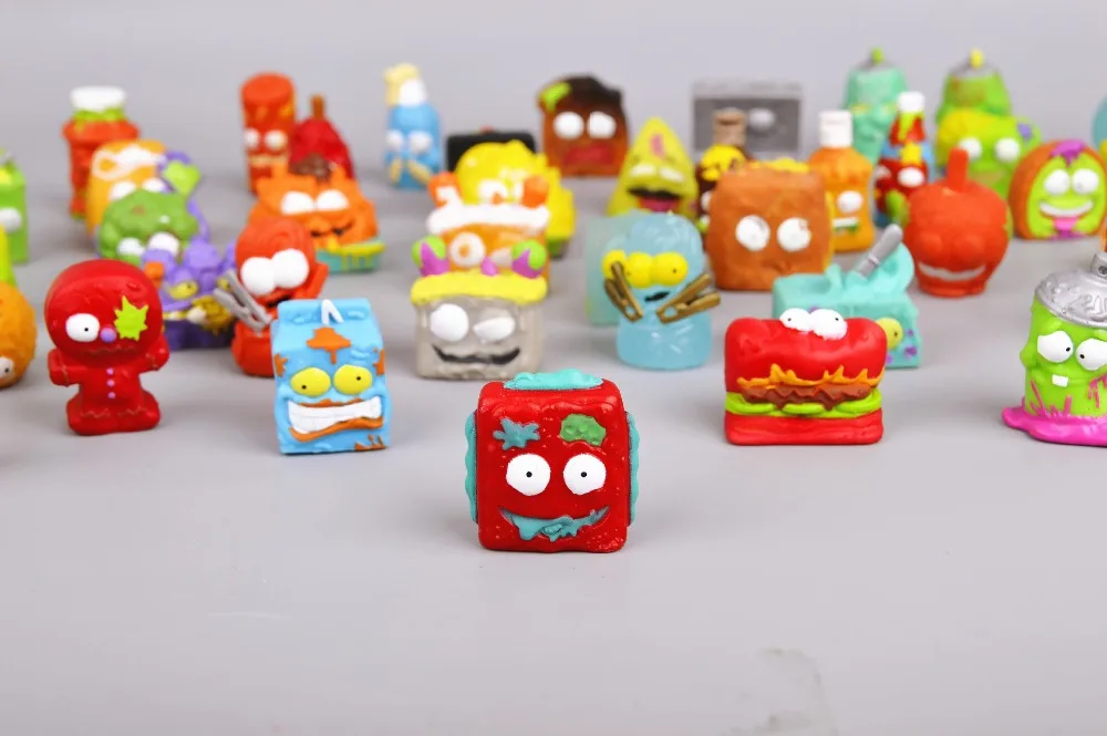 Toy Figures Mini Action Toy Figures Kids Playing Model Dolls Christmas Birthday Gift 20Pcs/lot Original The Grossery Gang action figure,cartoon toys