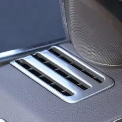 Автомобиль спереди обе стороны Кондиционер Vent рамка украшения крышки отделкой Нержавеющая сталь 2 шт. для Meredes Benz R Class W251 2010-17
