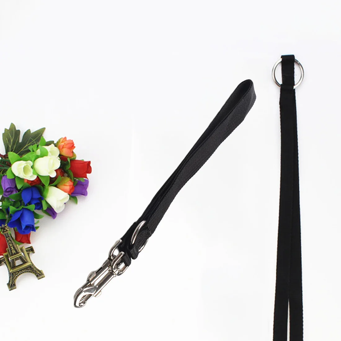 

1.5x90cm Pet dog leash Walking 2 Two Leash Coupler Double Twin Lead Running Black Leash Outdoor Security Training Dog Harness