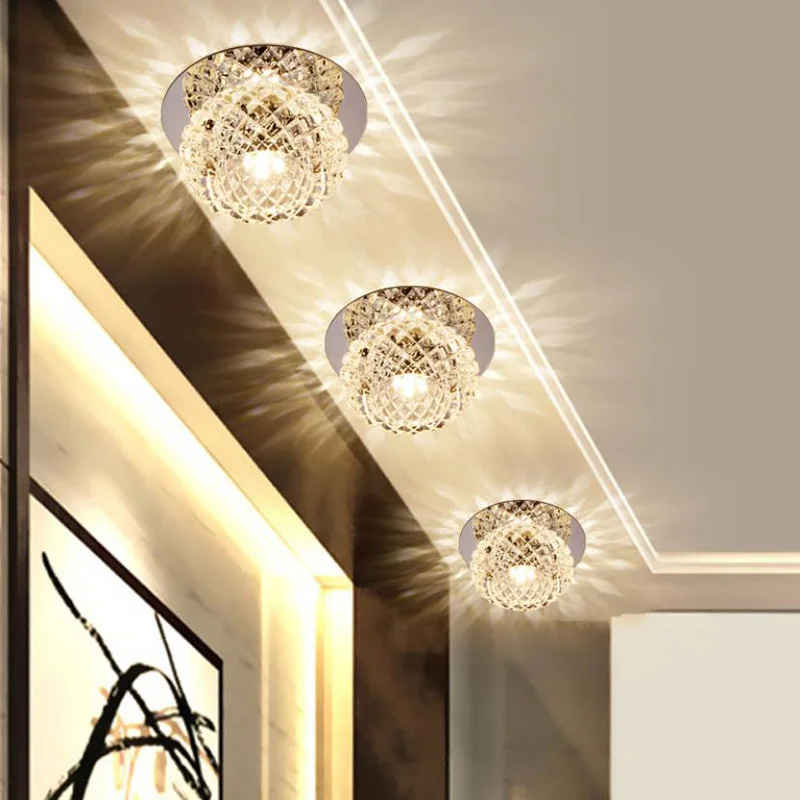 

Ceiling Light 3W 5W Modern LED Crystal Lamp Aisle Light Lamp Hall Corridor Hallway Aisle Porch Home Decor Lighting Fixtures