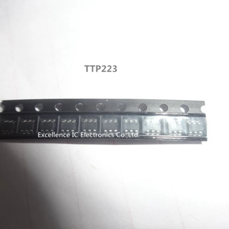 100 шт./лот TTP223-BA6 TTP223 BA6 Speed Touch IC chip Screen 223B SOT23-6 | Электронные компоненты и