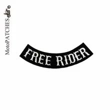 MotoPATCHES Free Rider на заказ снизу вышивка саржа Байкер железа на заплатках