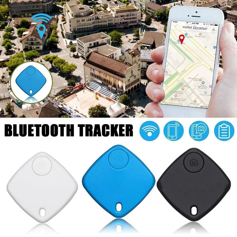  Smart Tag Drahtlose Bluetooth Tracker Kind Tasche Brieftasche Pet Key Finder GPS Locator 3 Farbe An