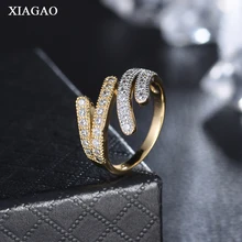 XIAGAO новый дизайн обручальное кольцо классическое круглый палец