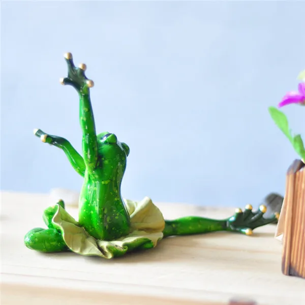 Funny Frog Family Dancing Ballet Styles Resin Toys Figures - Ballet Frog 3-5