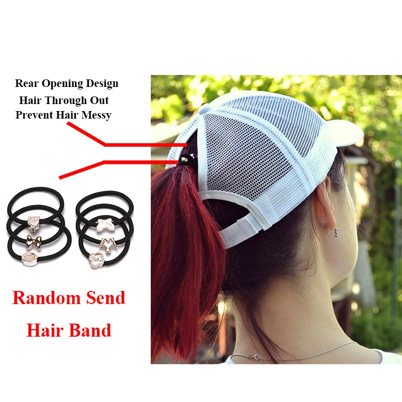 Glitter-Ponytail-Baseball-Cap-Women-Snapback-Summer-Mesh-Hat-Female-Messy-Bun-Hats-Casual-Adjustable-Streetwear