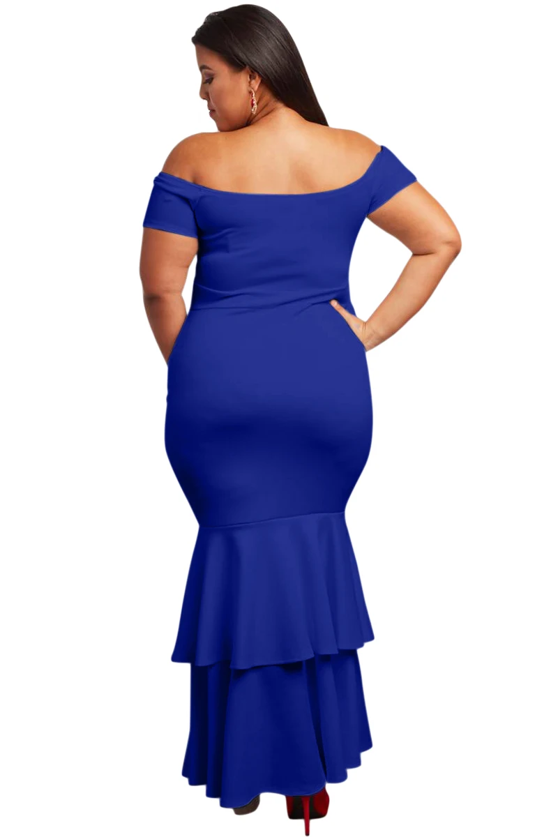 Blue-My-Everything-Plus-Size-Mermaid-Dress-LC610947-5-2
