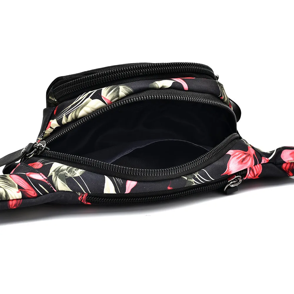 2019 Женская модная сумка унисекс с декоративным узором на талии сумка для зала фитнеса нагрудный пакет напечатанный 4 стиля поясной пакет