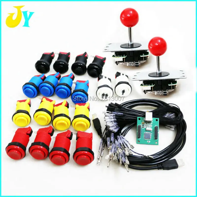 Arcade Joystick Bundles Kit Sanwa Joystick American Style Psuh Button