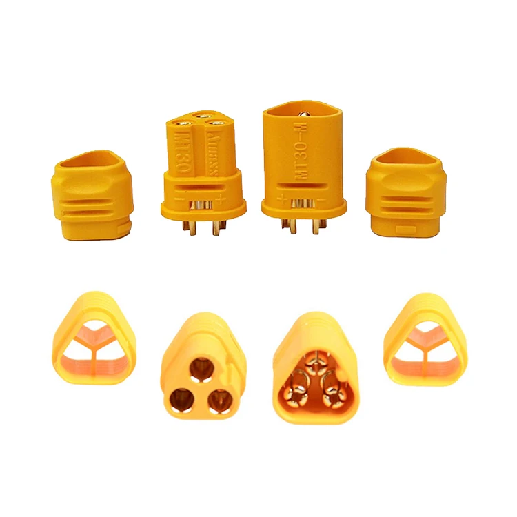 

Amass MT30 Connector Plug Upgrated of XT30 Female & Male Gold Plated For RC Lipo Battery Parts Quadcopter Multicopter