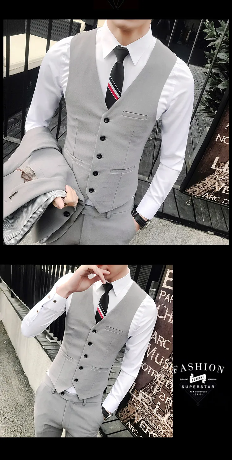 2019 весна новый корейский версия тонкий прямой умный Повседневный обтягивающий хлопковый костюм высокого качества костюмы (1 куртка + 1