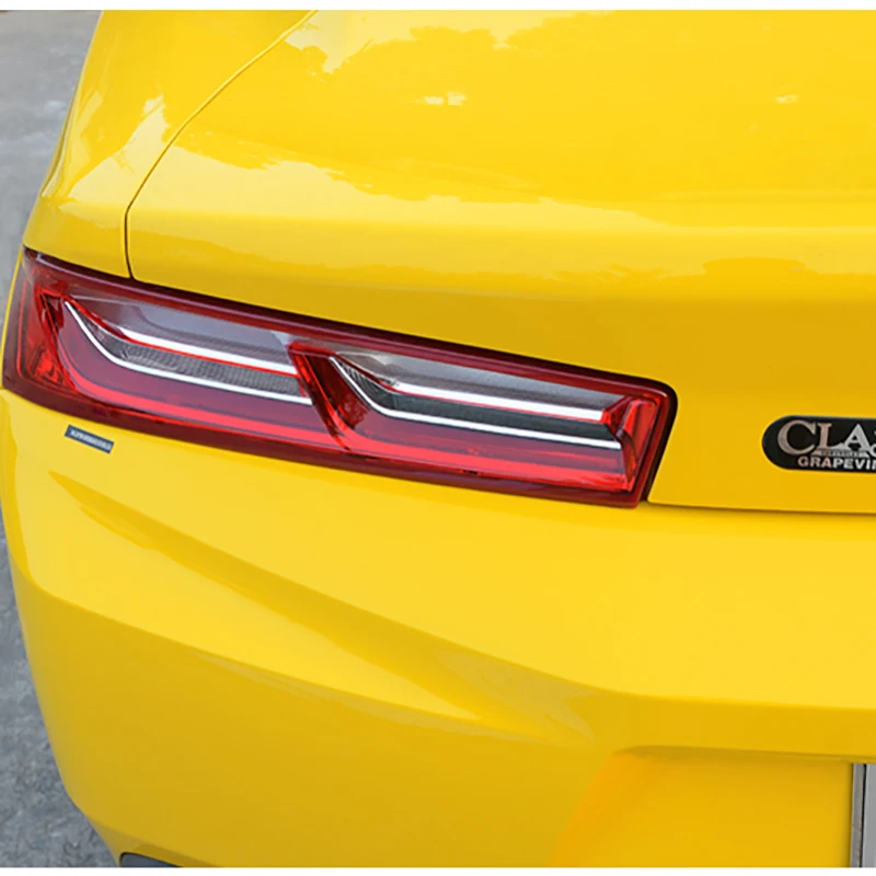 

QHCP ABS Electroplating Tail Light Lamp Decoration Cover Car Accessories For 2016-2017 Chevrolet Camaro FREE SHIPPING