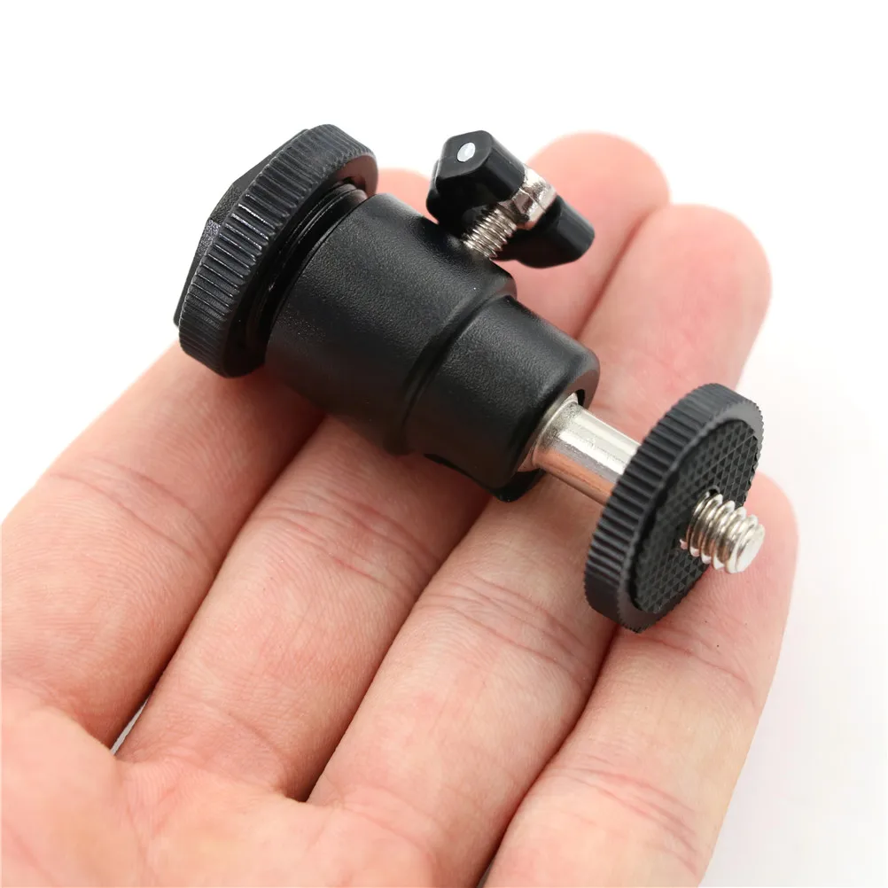 

1/4" Mini Smart Ball Head Bracket/Holder/Mount Cradle Ball Head With Lock For Camera Tripod
