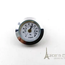 Новинка, 1 шт., металлический мини-сигары, гигрометр, 28 мм, Круглый, для сигар, хьюмидор, чехол для сигар, коробка для табака, аксессуары для курения 029A