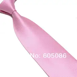 HOOYI 2019 розовый сплошной галстуки из полиэстера для мужчин галстук 15 цветов Цвет: черный, синий галстук