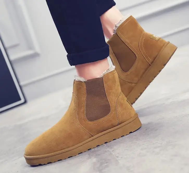 

Men's snow boots, non-slip wear, warm and comfortable, excellent workmanship, men like