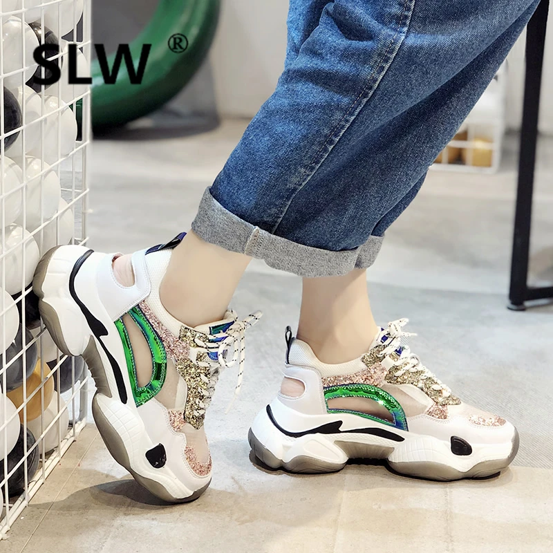 

Women's Sneakers With Platform Woman Shoes Luxury Womens Trainers shoes Woman-shoes Thick Fashion Running Woman's Summer Heels