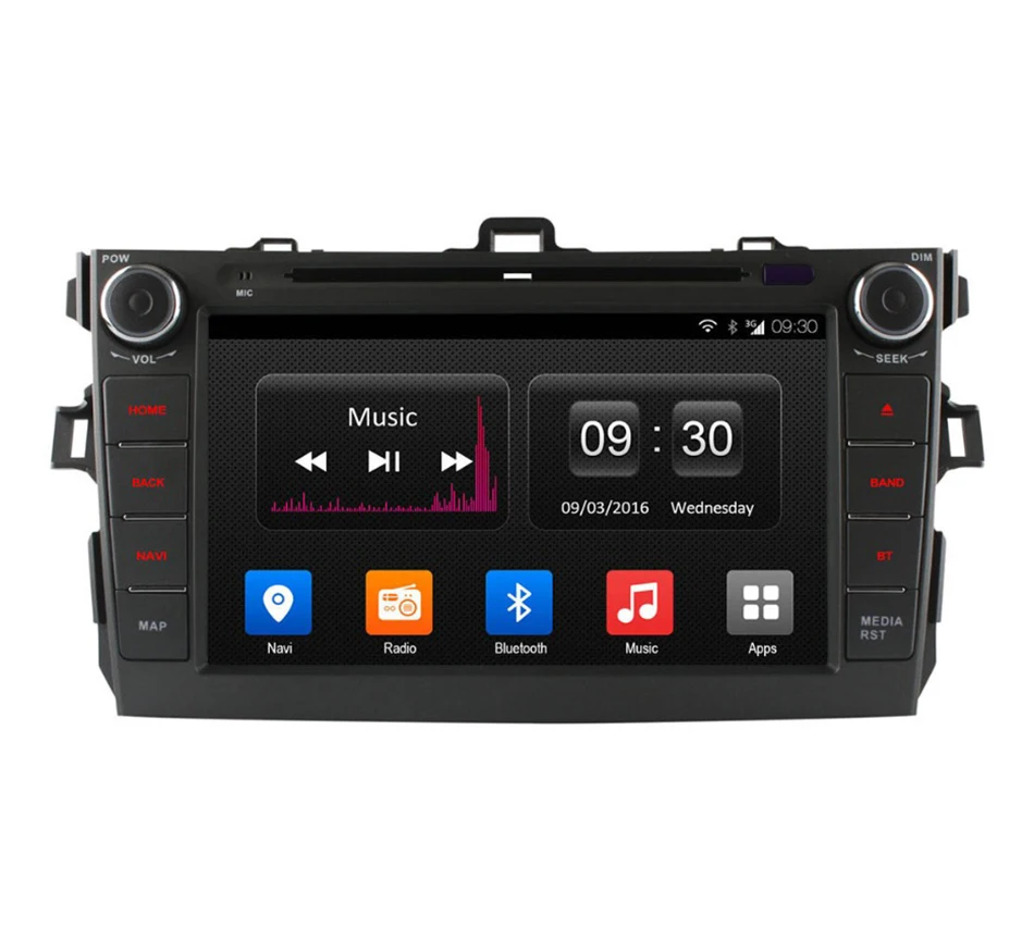 8 &quotАвтомобильный dvd плеер на основе Android с BT GPS 3g WIFI аудио Радио стерео