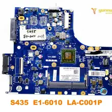 Оригинальная материнская плата для ноутбука lenovo S435 S435 E1-6010 LA-C001P протестирована хорошая