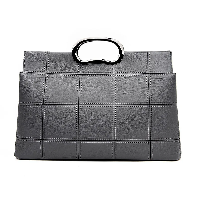 grey Winmax модная женская сумка роскошного бренда из искусственной кожи женские сумки-мессенджеры женский с ручкой новые кожаные женские сумки Sacs - Цвет: grey