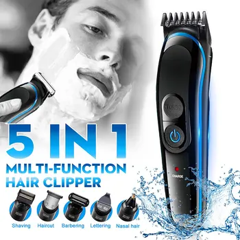 

5 in 1 Multifunction Hair Clipper professional hair trimmer electric Beard Trimmer hair cutting machine trimer cutter