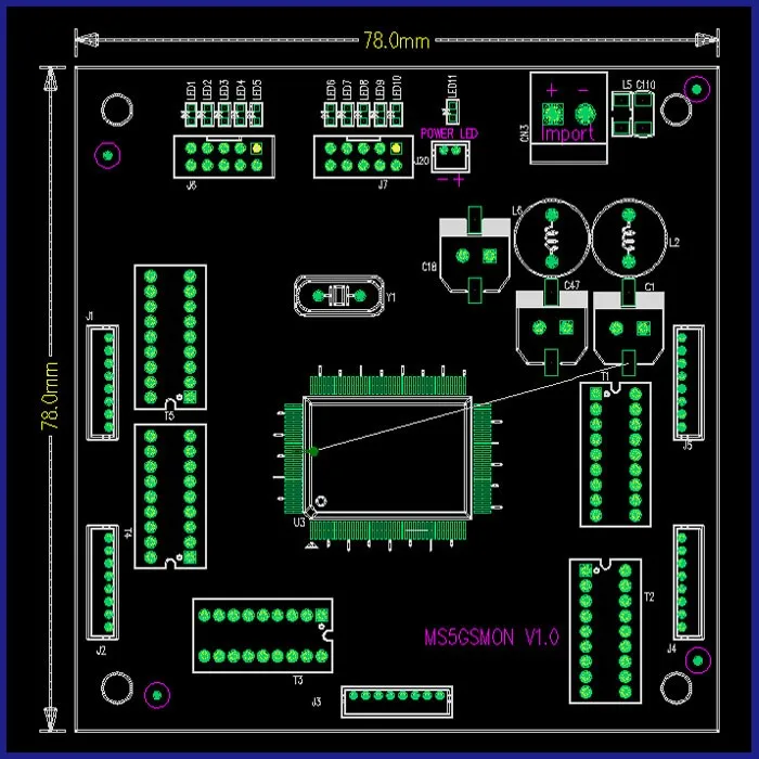 OEM/ODM 10/100 Мбит/с гигабитный коммутационный модуль ethernet с 5 портами плата pcba 1*4 1000 мм