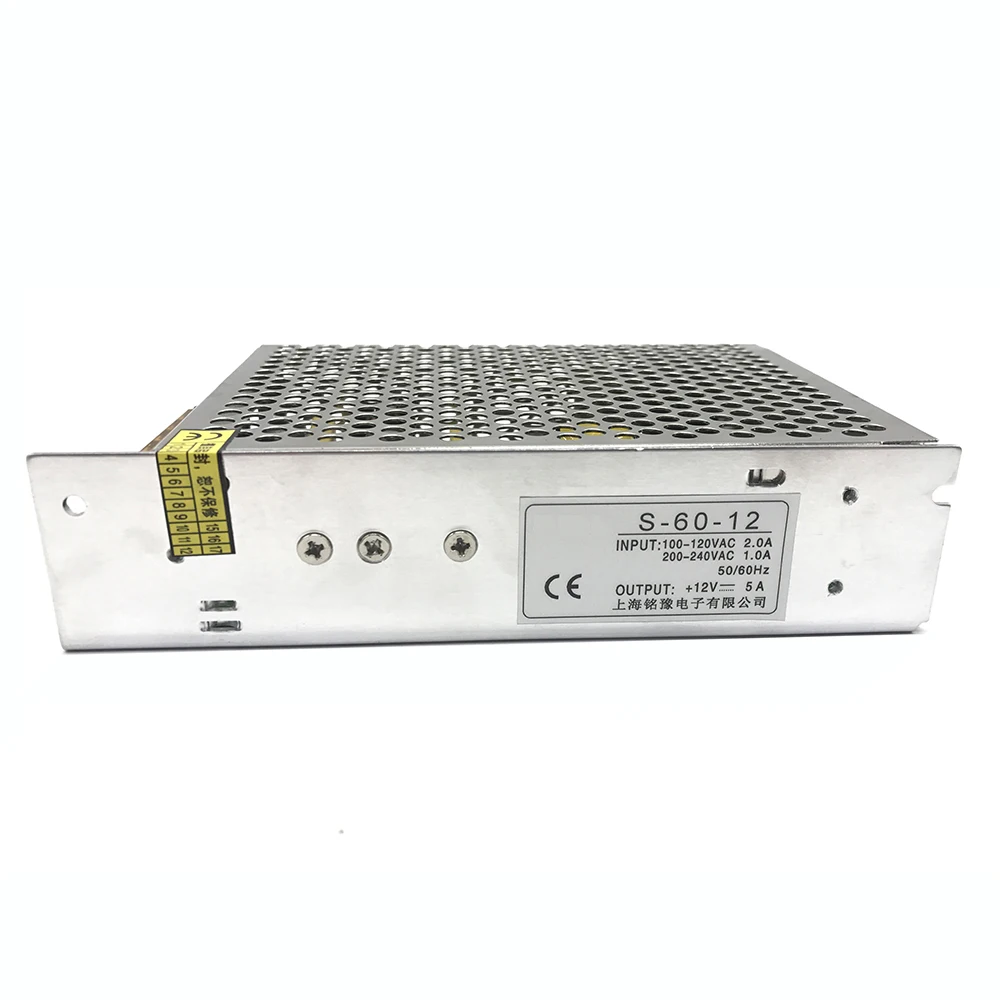 

AC 110/220V to DC 48V 60W 1.25A Single Output Switching Mode Power Supply SMPS Lighting Voltage Transformer For LED Strip Driver