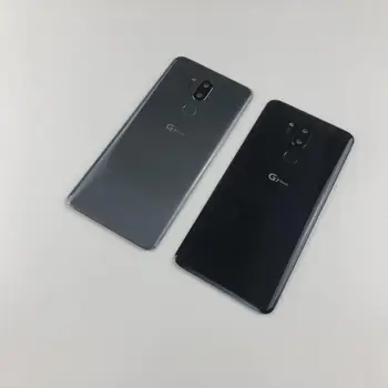 

Original For LG G7 ThinQ G7+ G710 G710EM Housing Back Glass Battery Cover+Camera Lens Glass+Touch ID+Sticker