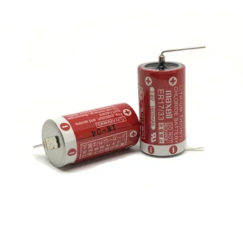 

10pcs/lot Brand New Original Maxell ER17/33 3.6V 1600mAh Lithium Batteries PLC Battery (ER17/33)