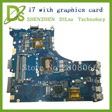 For ASUS GL552JX ZX50J laptop motherboard GL552JX mainboard rev2 0 i7 cpu onboard with font b