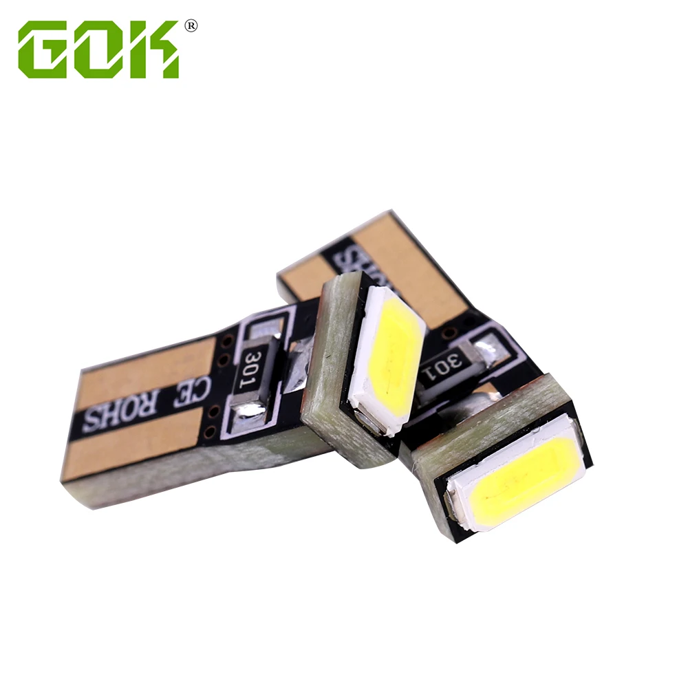 Автомобильный led T5 1SMD клиновидная приборная панель Led w3w белый Canbus Автоматический
