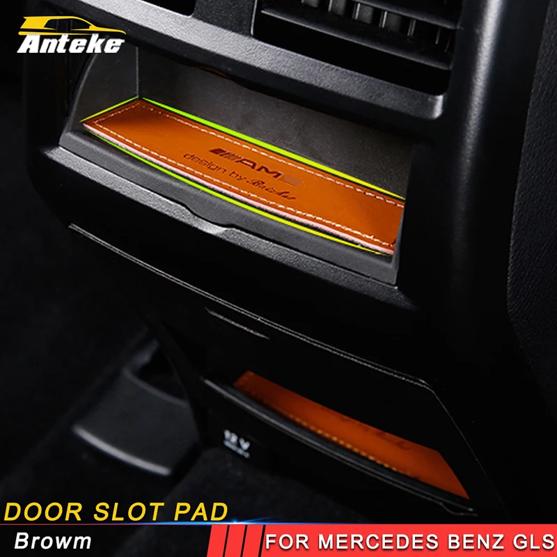 

ANTEKE For Mercedes Benz GLS Car Care Door Gate Protector Cover Auto Anti-Kick Mat Pad Interior Accessories
