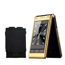 Чехол подарок 3.0 “двойной Экран сотовые телефоны dual sim карты один ключ вызова FM сенсорный мобильный телефон русская клавиатура и пуговицы tkexun G10