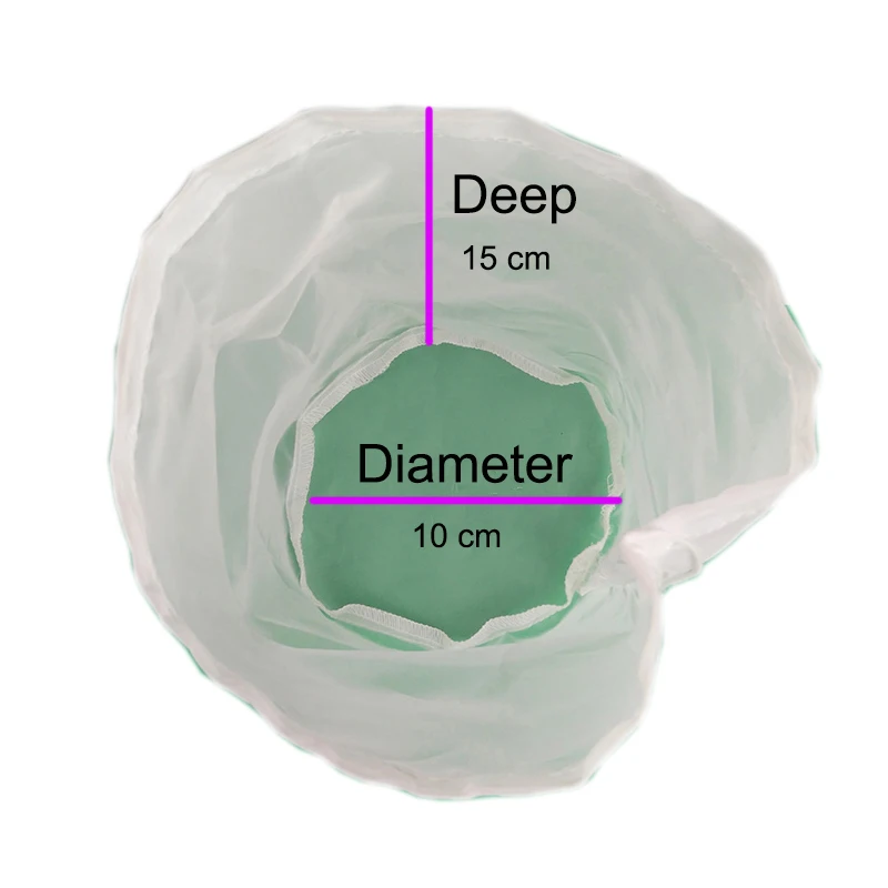 

filter bag 2pcs 15*10cm nylon type food grade for home brew beer wine brewing milk tea juice making fish tang filter