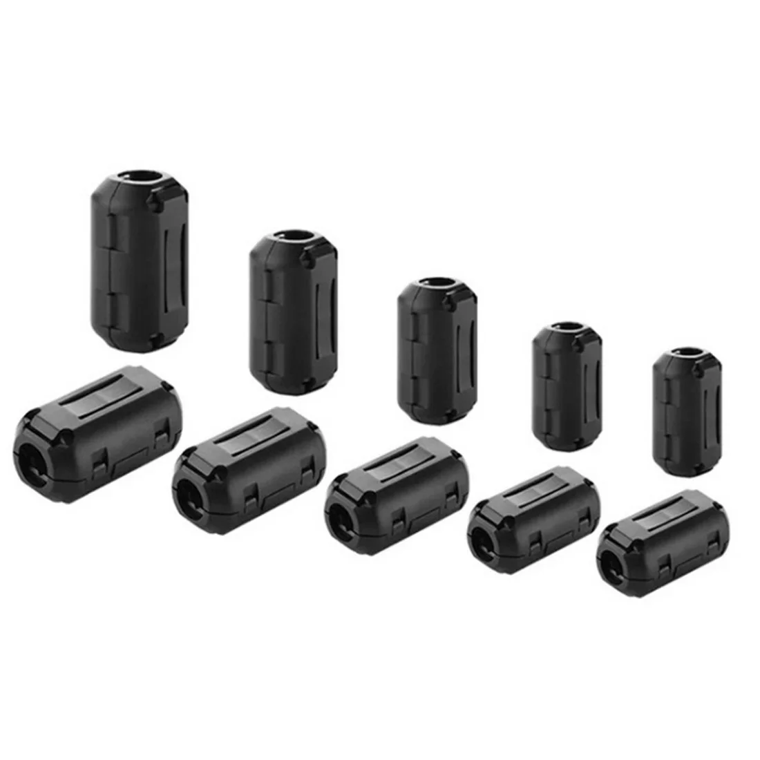 5 New 3mm Clip-on Ferrite Ring Core Noise Suppressor EMI RFI Clip Cable /<S/>