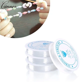 

0.4mm-1mm Transparent Strong Crystal Elastic Beading Line Cord Thread String For DIY Necklace Bracelet Jewelry Making Q40