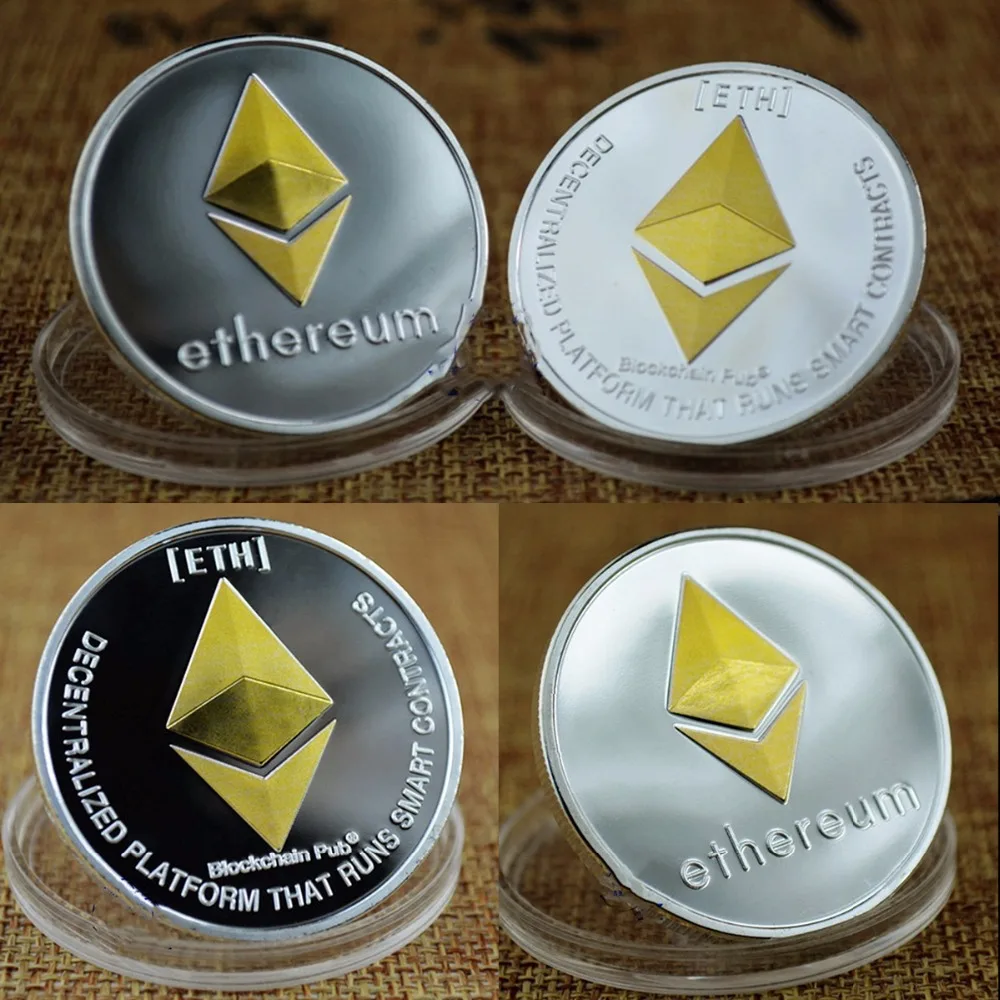 1pc Eth Programming Ethereum Souvenir Bitcoin Splendid Plated Collectible Physical Coins Commemorative Programmer Amateur 1pc Eth Programming Ethereum Souvenir Bitcoin Splendid Plated Collectible Physical Coins Commemorative Programmer Amateur