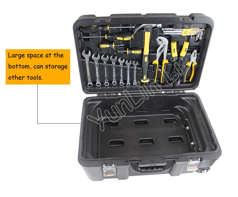 Металлообработка многофункциональный бытовой комбинированный инструмент для обслуживания гаечный ключ Отвертка Набор ножей с прокатным ящиком для инструментов 105255