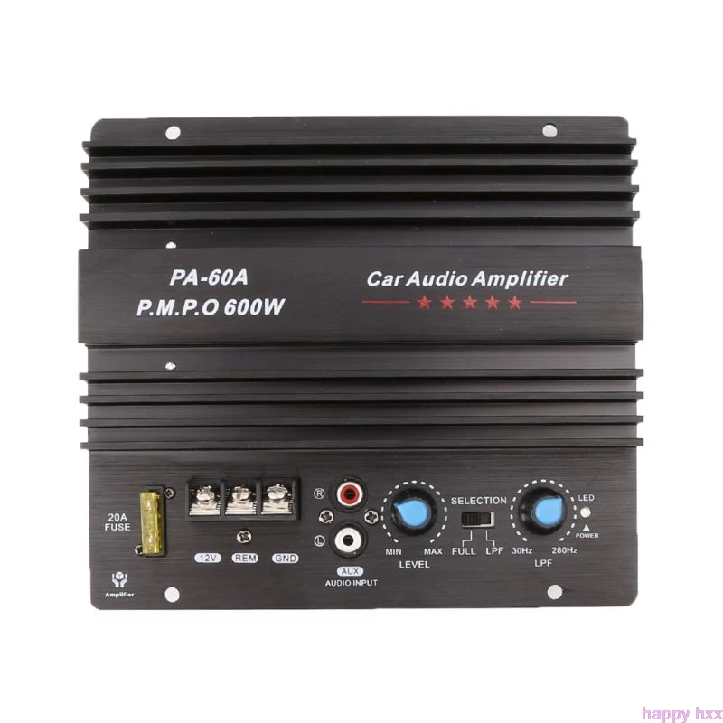 12V 600 Вт автомобильный аудио усилитель доска PA-60A сабвуфер модуль схемы
