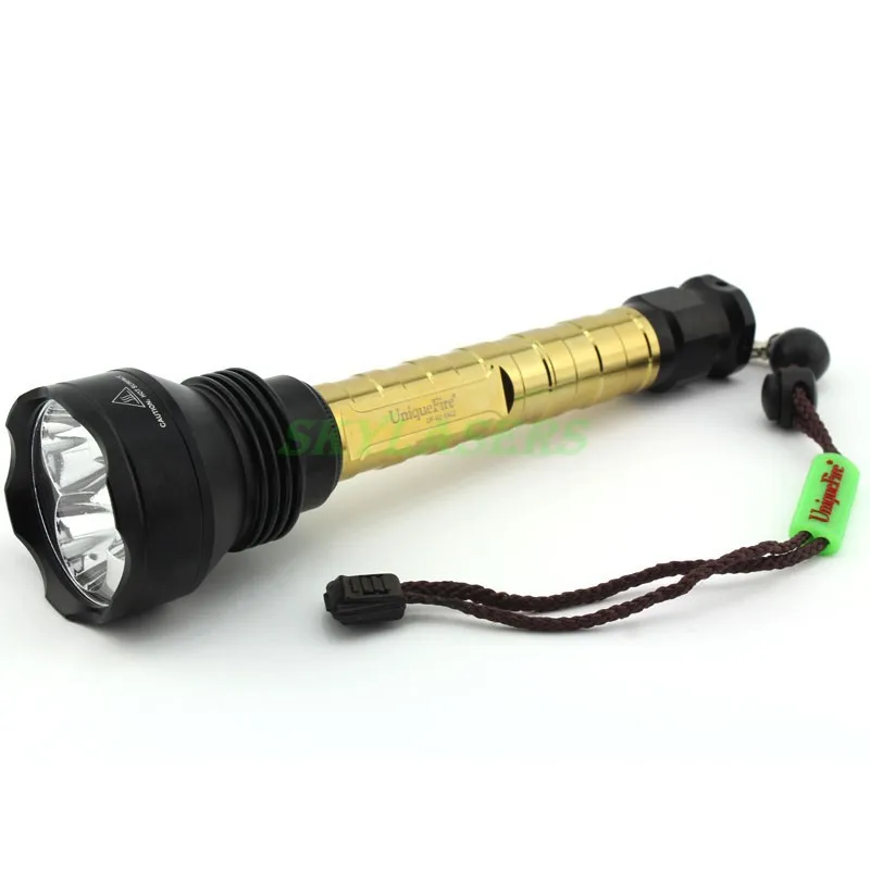 UniqueFire Золотой UF-V2 3XL2 3800 люмен 3xcree XM-L2 5-Режим светодиодный фонарик (2x18650) | Освещение